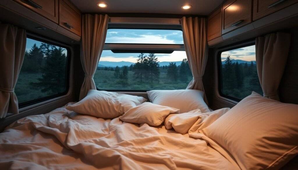 RV bedding for comfortable sleep