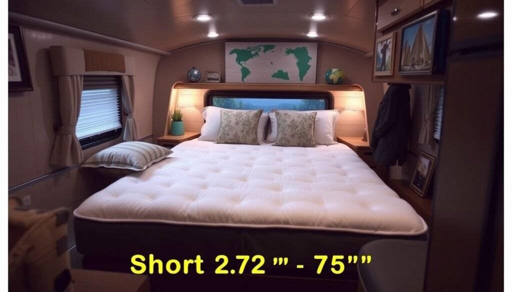 RV short king mattress