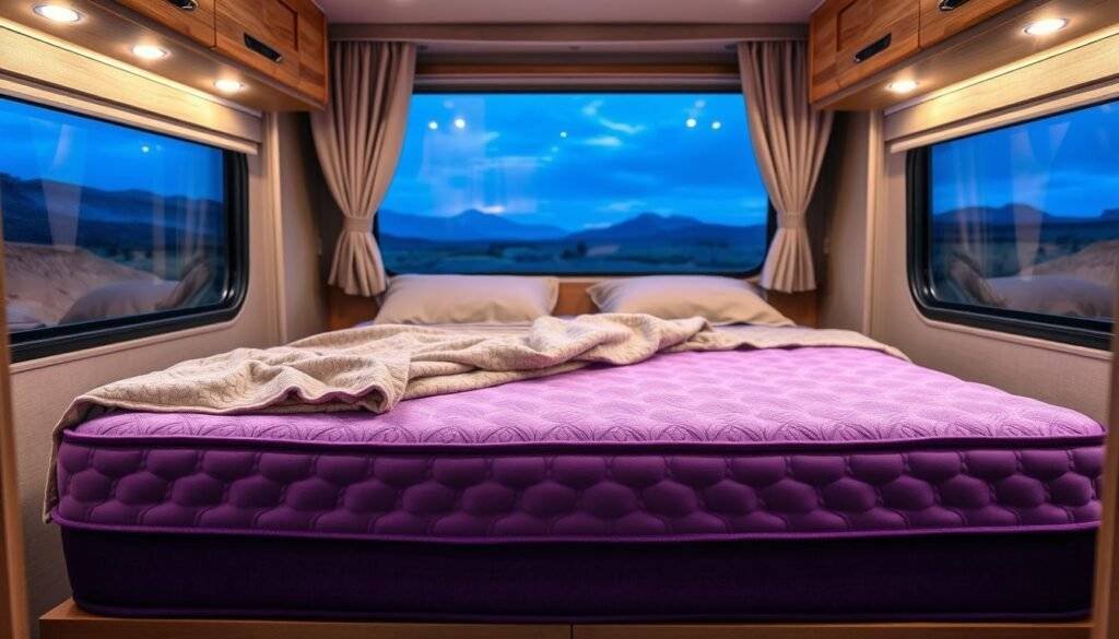 comfortable purple rv mattress