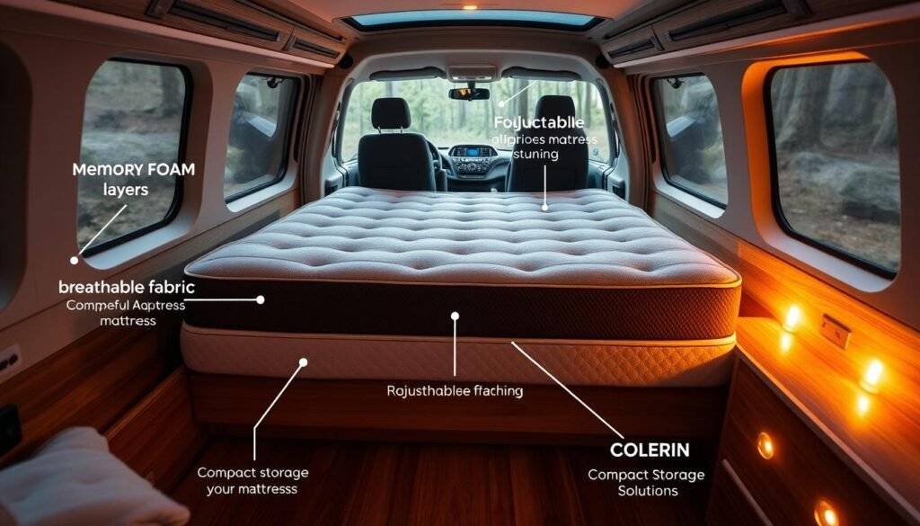 features of campervan mattress