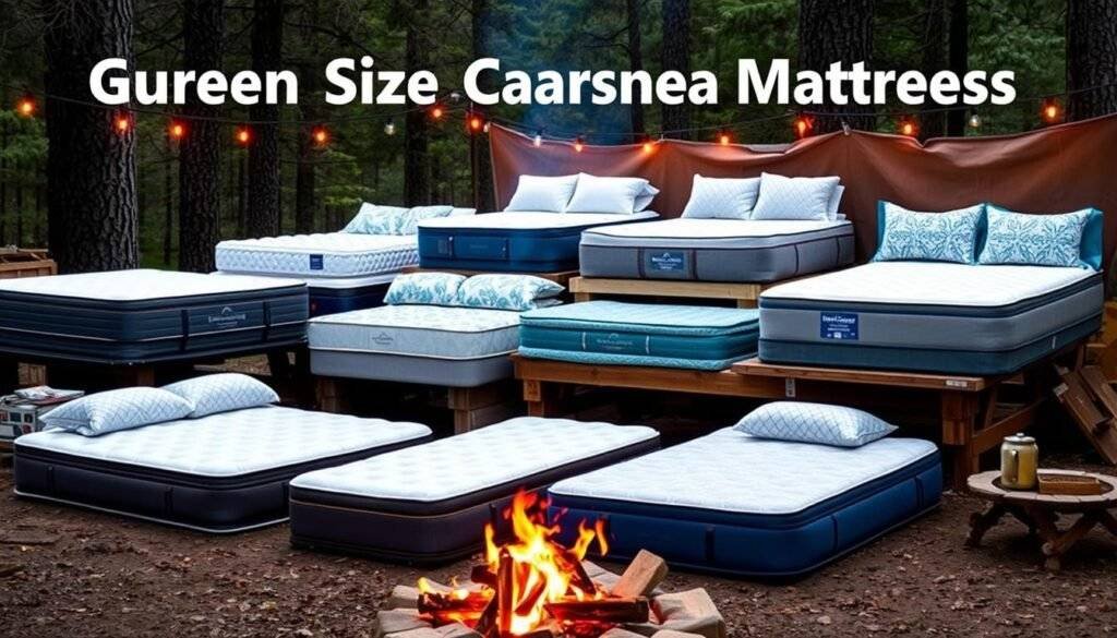 queen size camper mattress types