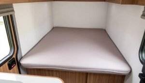 rv bunk mattress cut corner