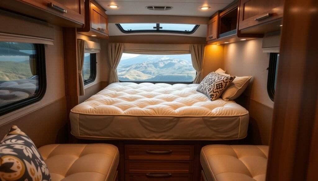 short queen mattress for RV